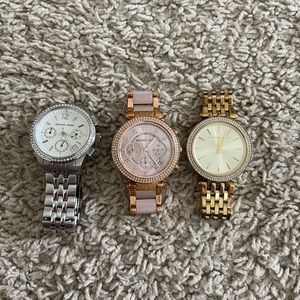 3 Michael Kors watches
